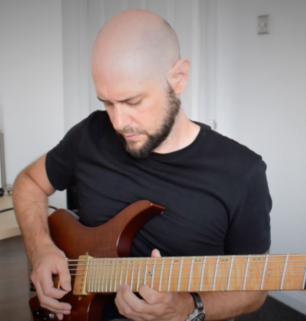 Photo of me playing guitar